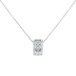 [Eternal Jewelry]PARENTESI NECKLACE SILVER DIAMOND - 图片 2