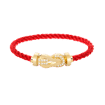 [Eternal Jewelry]CHANCE LARGE 8 FIGURE BUCKLE HALF DIAMOND BRACELET GOLD - 图片 8