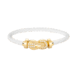 [Eternal Jewelry]CHANCE LARGE 8 FIGURE BUCKLE HALF DIAMOND BRACELET GOLD - 图片 12