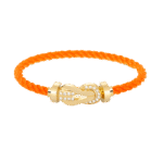 [Eternal Jewelry]CHANCE LARGE 8 FIGURE BUCKLE HALF DIAMOND BRACELET GOLD - 图片 5