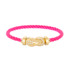[Eternal Jewelry]CHANCE LARGE 8 FIGURE BUCKLE HALF DIAMOND BRACELET GOLD - 图片 10