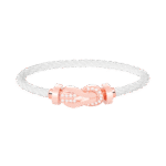 [Eternal Jewelry]CHANCE LARGE 8 FIGURE BUCKLE HALF DIAMOND BRACELET ROSE GOLD - 图片 11