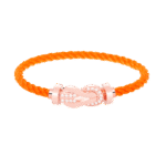 [Eternal Jewelry]CHANCE LARGE 8 FIGURE BUCKLE HALF DIAMOND BRACELET ROSE GOLD - 图片 5