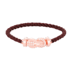 [Eternal Jewelry]CHANCE LARGE 8 FIGURE BUCKLE HALF DIAMOND BRACELET ROSE GOLD - 图片 4