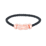 [Eternal Jewelry]CHANCE LARGE 8 FIGURE BUCKLE HALF DIAMOND BRACELET ROSE GOLD - 图片 3
