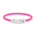 [Eternal Jewelry]CHANCE LARGE 8 FIGURE BUCKLE HALF DIAMOND BRACELET SILVER - 图片 10