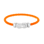 [Eternal Jewelry]CHANCE LARGE 8 FIGURE BUCKLE HALF DIAMOND BRACELET SILVER - 图片 4