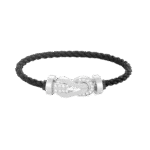 [Eternal Jewelry]CHANCE LARGE 8 FIGURE BUCKLE HALF DIAMOND BRACELET SILVER - 图片 7