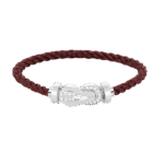 [Eternal Jewelry]CHANCE LARGE 8 FIGURE BUCKLE HALF DIAMOND BRACELET SILVER - 图片 3