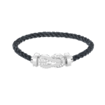 [Eternal Jewelry]CHANCE LARGE 8 FIGURE BUCKLE HALF DIAMOND BRACELET SILVER - 图片 2