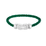 [Eternal Jewelry]CHANCE LARGE 8 FIGURE BUCKLE HALF DIAMOND BRACELET SILVER - 图片 12