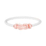 [Eternal Jewelry]CHANCE LARGE 8 FIGURE BUCKLE FULL DIAMOND BRACELET ROSE GOLD - 图片 11