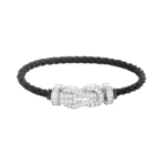 [Eternal Jewelry]CHANCE LARGE 8 FIGURE BUCKLE FULL DIAMOND BRACELET SILVER - 图片 8