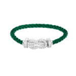 [Eternal Jewelry]CHANCE LARGE 8 FIGURE BUCKLE FULL DIAMOND BRACELET SILVER - 图片 13