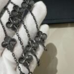 [Eternal Jewelry]CLOVER 5 MOTIF BLACK BRACELET - 图片 4