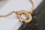 [Eternal Jewelry]LOVE NECKLACE ADJUSTABLE ROSE GOLD 2 DIAMOND - 图片 5
