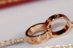 [Eternal Jewelry]LOVE NECKLACE PINK GOLD AND SILVER - 图片 10