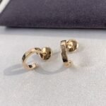 [Eternal Jewelry]LOVE EARRINGS 2.65MM PINK GOLD - 图片 4
