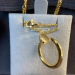 [Eternal Jewelry]JUSTE NECKLACE GOLD DIAMONDS - 图片 4