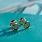 [Eternal Jewelry]LOVE EARRINGS PINK GOLD 10MM - 图片 5