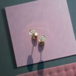 [Eternal Jewelry]LOVE EARRINGS PINK GOLD 10MM - 图片 7
