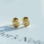 [Eternal Jewelry]LOVE EARRINGS GOLD 10MM - 图片 3