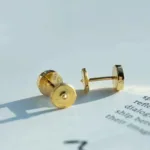 [Eternal Jewelry]LOVE EARRINGS GOLD 10MM - 图片 4