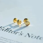 [Eternal Jewelry]LOVE EARRINGS GOLD 10MM - 图片 5