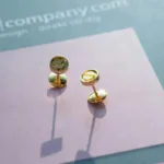 [Eternal Jewelry]LOVE EARRINGS GOLD 10MM - 图片 8