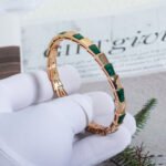 [Eternal Jewelry]SERPENTI BRACELET PINK GOLD MALACHITE - 图片 4