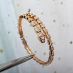 [Eternal Jewelry]SERPENTI BRACELET 6.8MM PINK GOLD DIAMOND - 图片 3