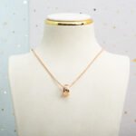 [Eternal Jewelry]PARENTESI NECKLACE PINK GOLD - 图片 4
