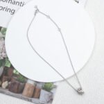 [Eternal Jewelry]PARENTESI NECKLACE SILVER DIAMOND - 图片 7