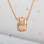 [Eternal Jewelry]PARENTESI NECKLACE PINK GOLD DIAMOND
