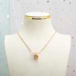 [Eternal Jewelry]PARENTESI NECKLACE PINK GOLD DIAMOND - 图片 3