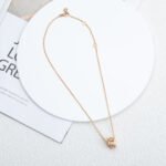 [Eternal Jewelry]PARENTESI NECKLACE PINK GOLD DIAMOND - 图片 8