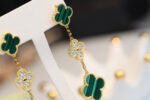 [Eternal Jewelry]CLOVER EARRINGS GOLD MALACHITE DIAMOND 3 MOTIF - 图片 4