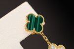 [Eternal Jewelry]CLOVER EARRINGS GOLD MALACHITE DIAMOND 3 MOTIF - 图片 5