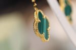 [Eternal Jewelry]CLOVER EARRINGS GOLD MALACHITE DIAMOND 3 MOTIF - 图片 9