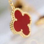 [Eternal Jewelry]CLOVER  2 MOTIF  TIGER EYE CARNELIAN EARRINGS - 图片 6