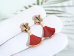 [Eternal Jewelry]DREAM Carnelian PINK GOLD EARRINGS - 图片 3