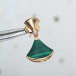 [Eternal Jewelry]DREAM MALACHITE PINK GOLD EARRINGS - 图片 6