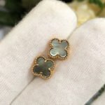[Eternal Jewelry]CLOVER MINI GOLD EARRINGS