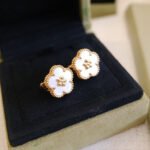 [Eternal Jewelry]LUCKY PINK GOLD WHITE MOP EARRINGS - 图片 6