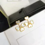 [Eternal Jewelry]CLOVER SWEET WHITE MOP EARRINGS - 图片 4