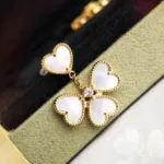 [Eternal Jewelry]CLOVER SWEET WHITE MOP EARRINGS - 图片 3