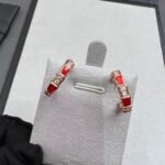 [Eternal Jewelry]SERPENTI CARNELIAN PINK GOLD EARRINGS - 图片 2