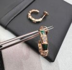 [Eternal Jewelry]SERPENTI MALACHITE PINK GOLD EARRINGS - 图片 4