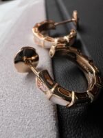 [Eternal Jewelry]SERPENTI MOP PINK GOLD EARRINGS - 图片 2
