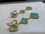 [Eternal Jewelry]CLOVER MALACHITE 3 MOTIFS GOLD - 图片 5